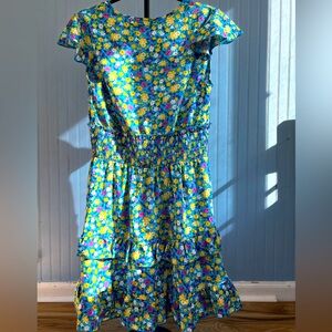 Cottage core 2024 Summer New Skinny and Comfortable Floral Short Dress